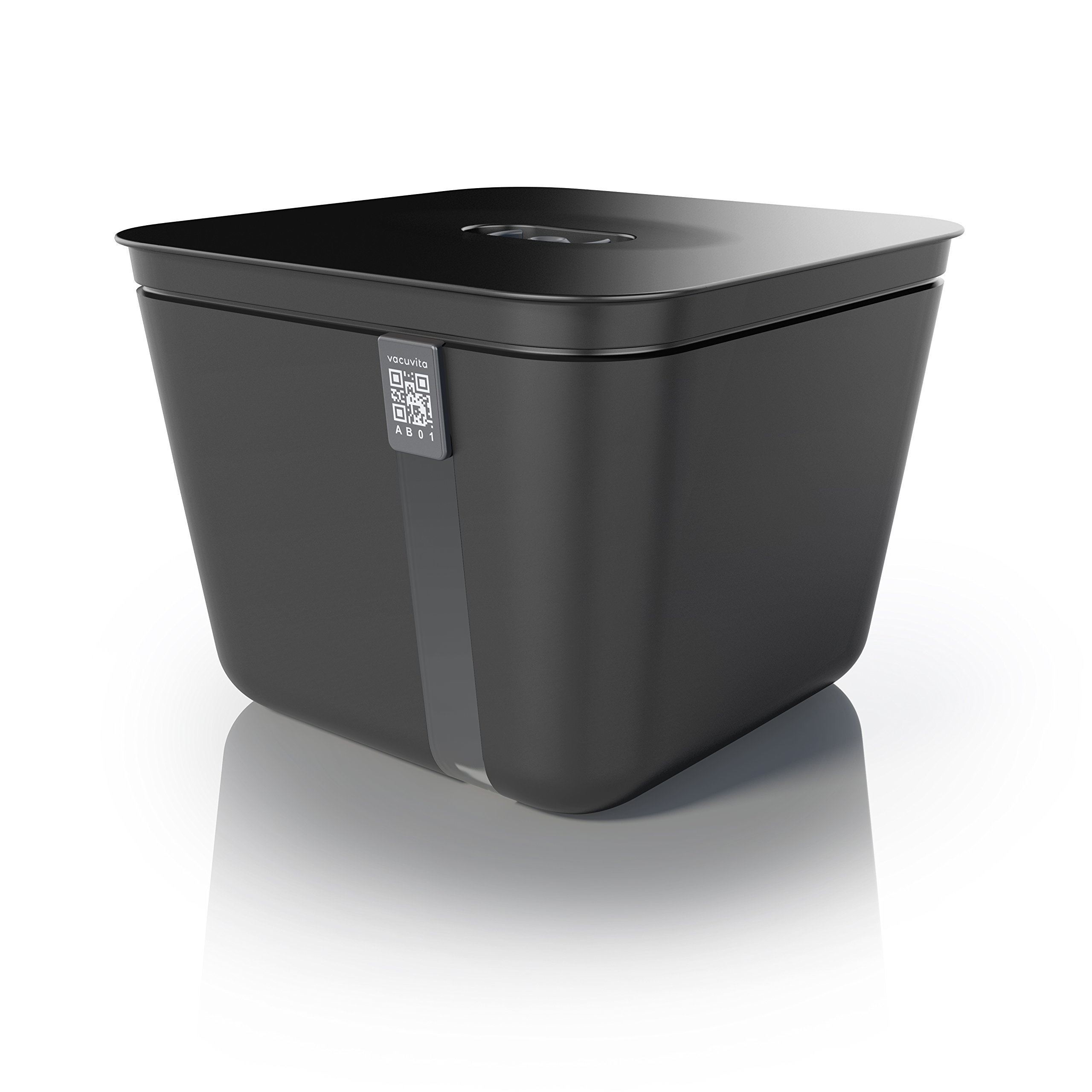 Amazon | Vacuvita プレミアム真空コンテナ L - ブラック | Vacuvita